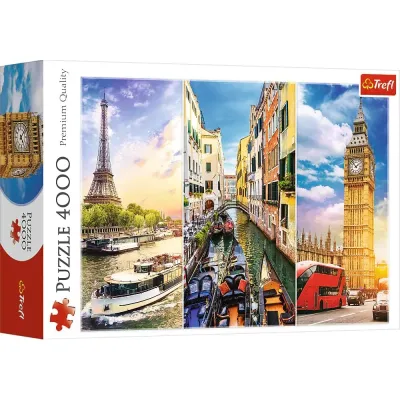 A JOURNEY THROUGH EUROPE 4000PCS PUZZLE [45009] TREFL