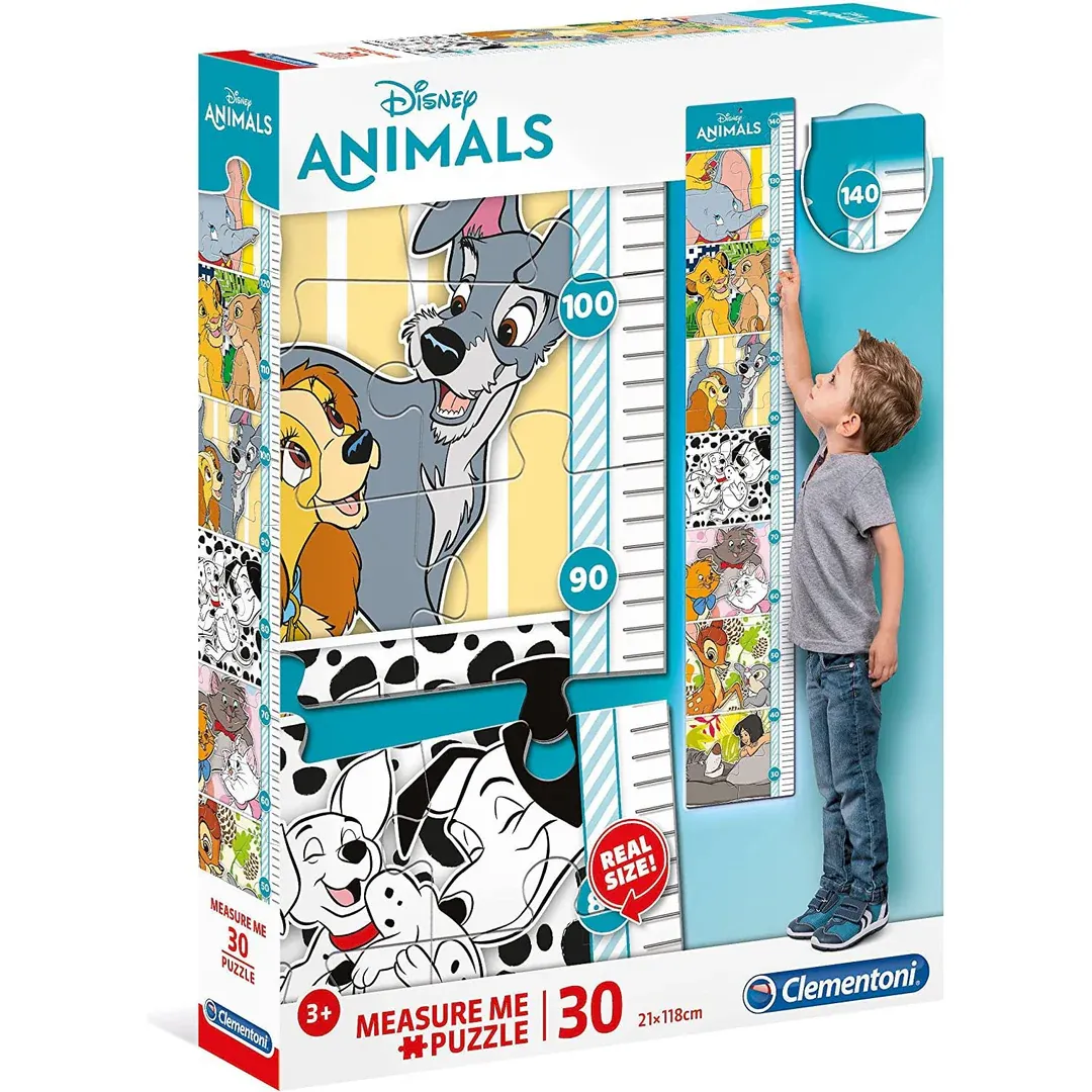 MEASURE ME DISNEY ANIMAL FRIENDS 30PCS PUZZLE [20335] CLEMENTONI