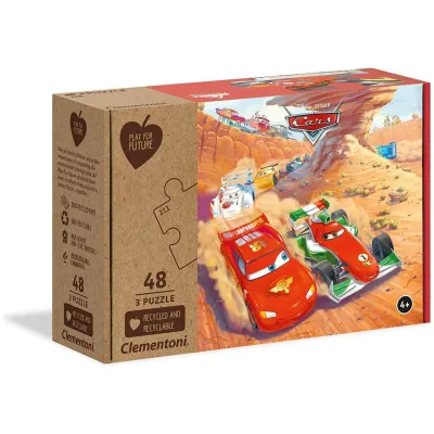 DISNEY PIXAR CARS 3X48PCS PUZZLE [25254] CLEMENTONI