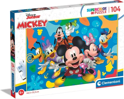 DISNEY MICKEY &amp; FRIENDS 104 PCS PUZZLE [25745] CLEMENTONI