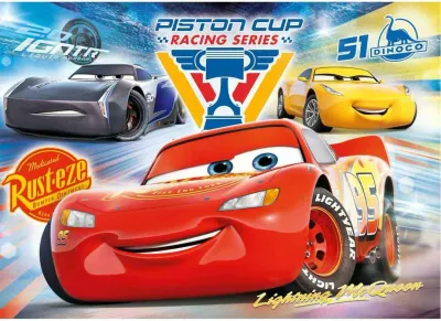 DISNEY PIXAR CARS PISTON CUP LEGENDS 104 PCS PUZZLE [27072] CLEMENTONI