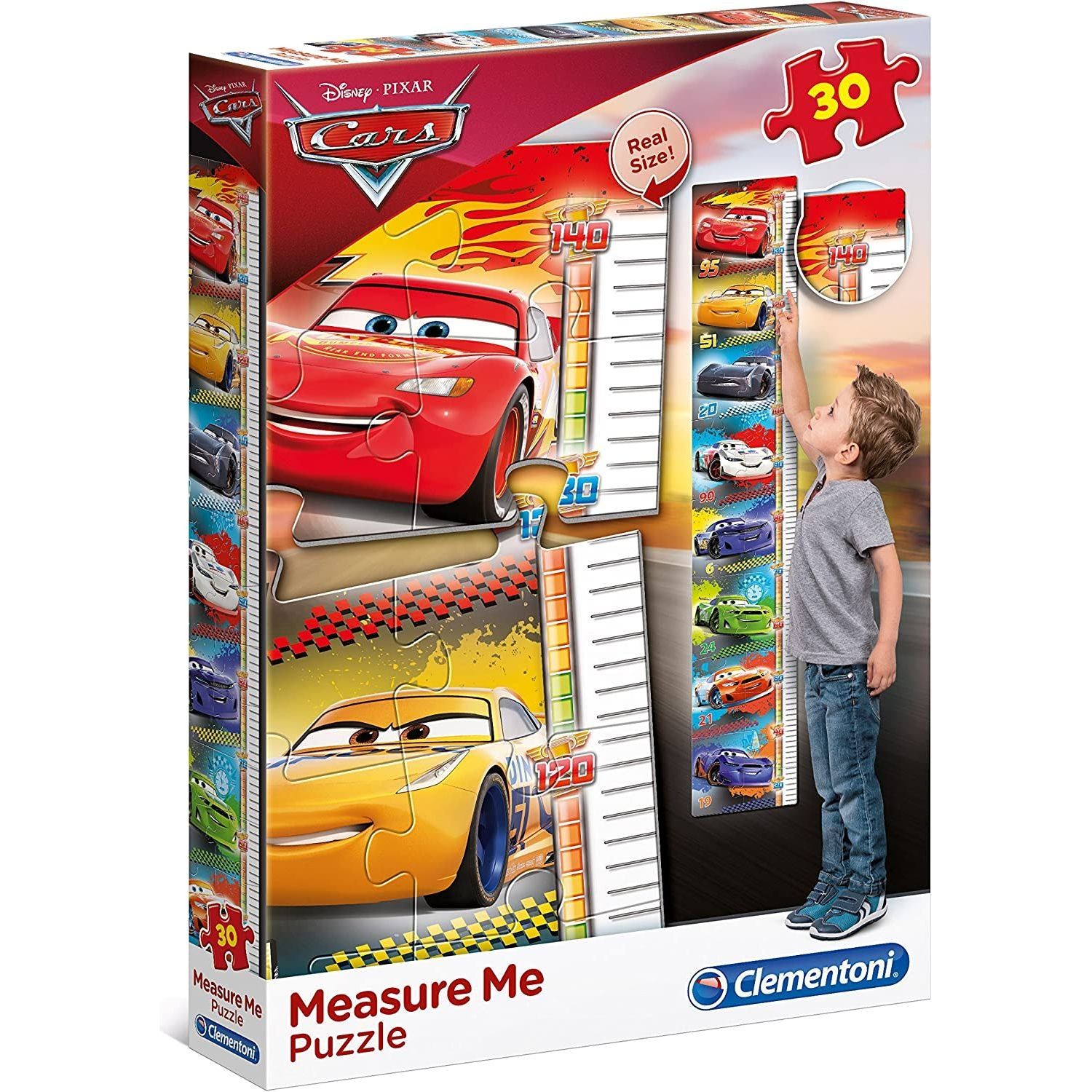 MEASURE ME CARS 3 30PCS PUZZLE [20324] CLEMENTONI