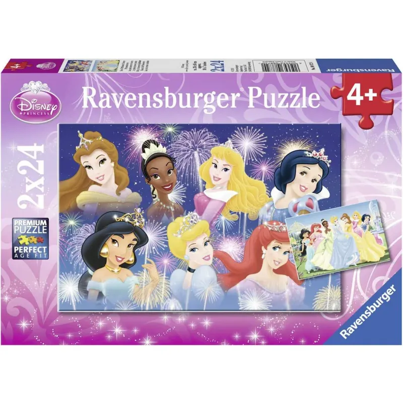 DISNEY PRINCESSES GATHERING 2X24PCS PUZZLE [8872] RAVENSBURGER