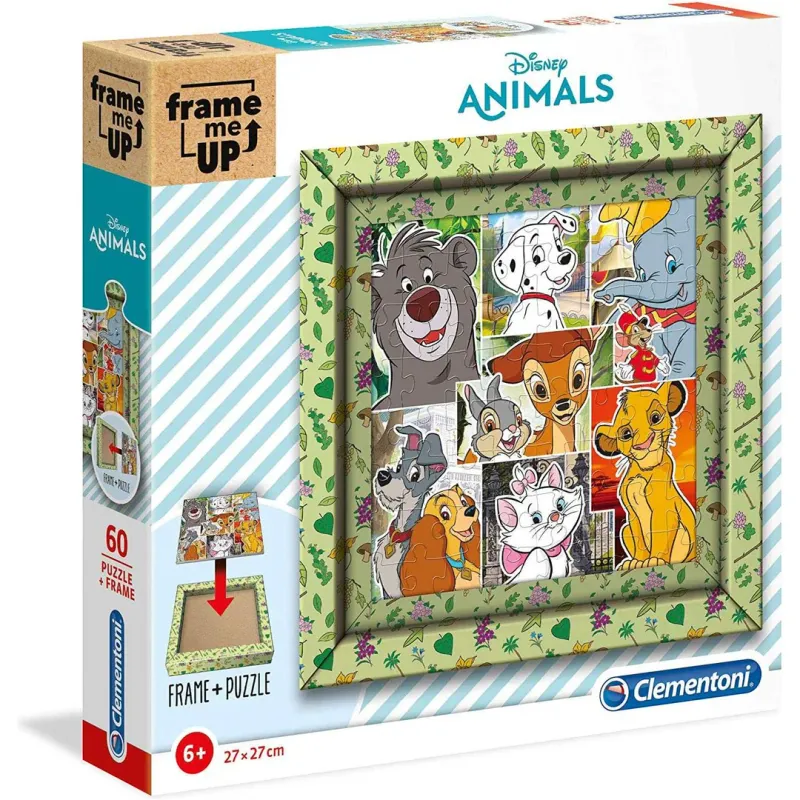 DISNEY ANIMALS 60PCS - FRAME ME UP PUZZLE [38804]