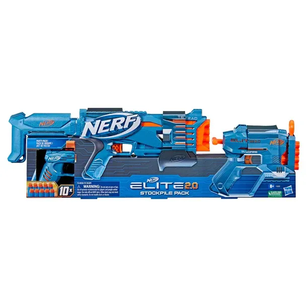 NERF ELITE 2.0 STOCKPILE PACK BLASTER [F5031] HASBRO