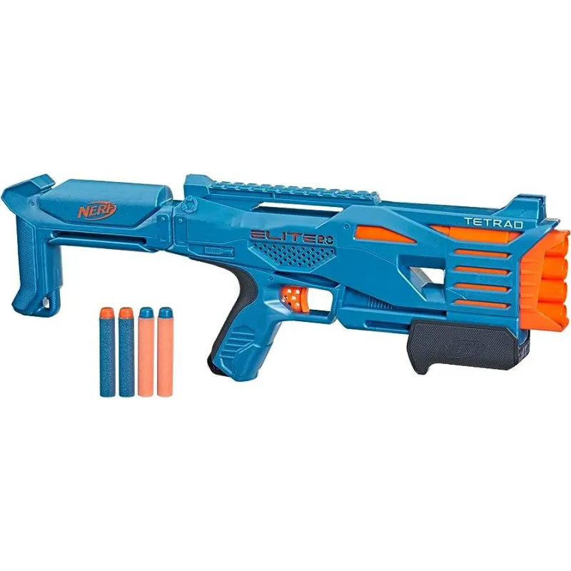 NERF ELITE 2.0 TETRAD QS 4 BLASTER [F5025] HASBRO