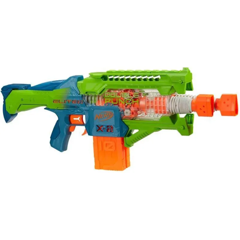 NERF ELITE 2.0 DOUBLE PUNCH BLASTER [F6363] BY HASBRO
