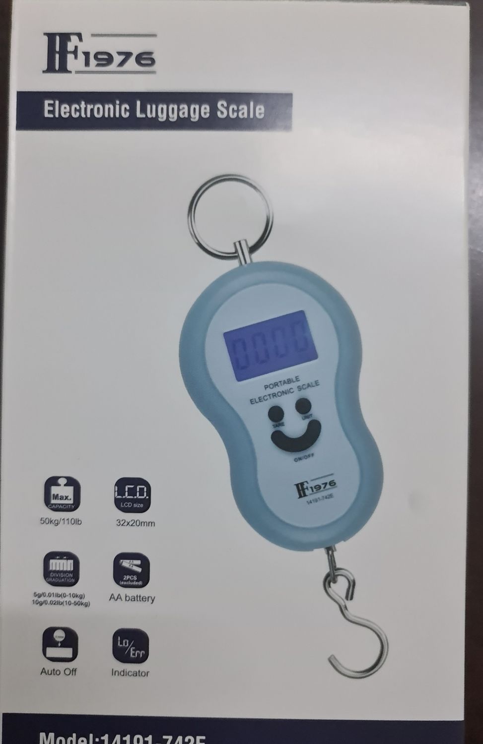 Electronic Digital Travel Scale-50kg KitchenPro