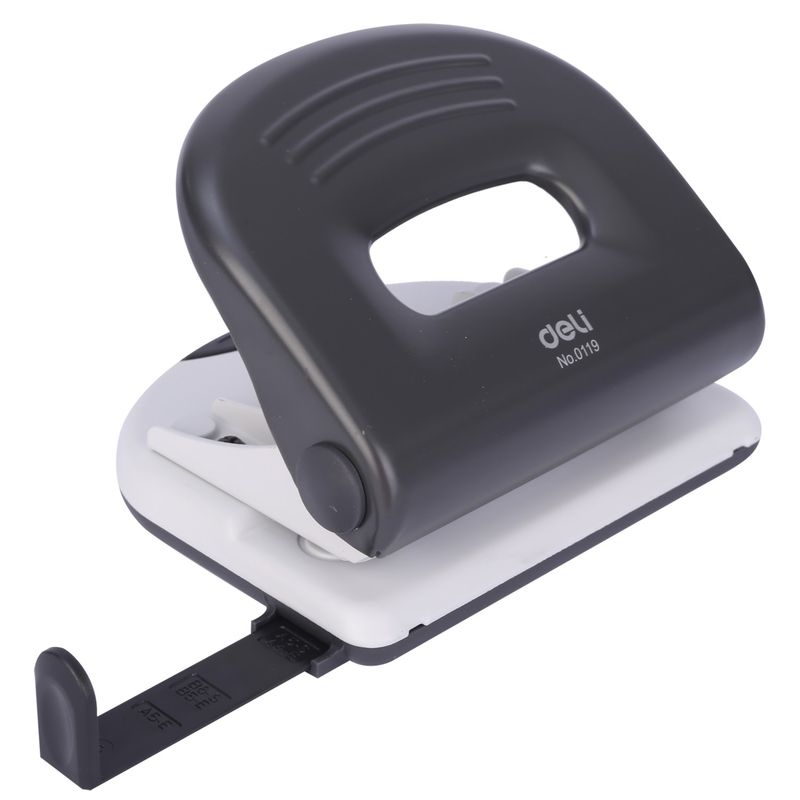 Deli Metal paper punch Medium size 25 sheets #E0119
