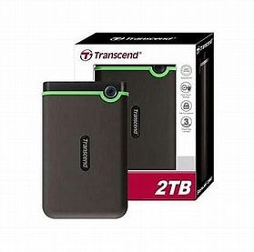 Transcend External HDD 2TB, Iron Grey – TS2TSJ25M3S
