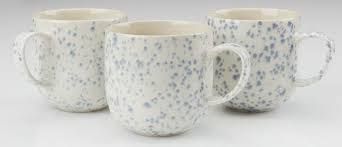 6-Pack ceramic Mugs speckled design - 20179 KitchenPro