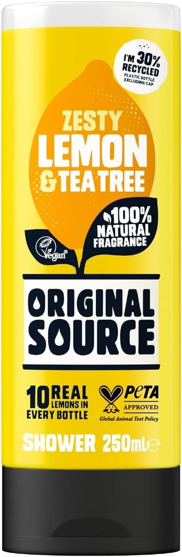 Original Source Zesty Lemon &amp; Tea Tree Shower Gel, 250ml