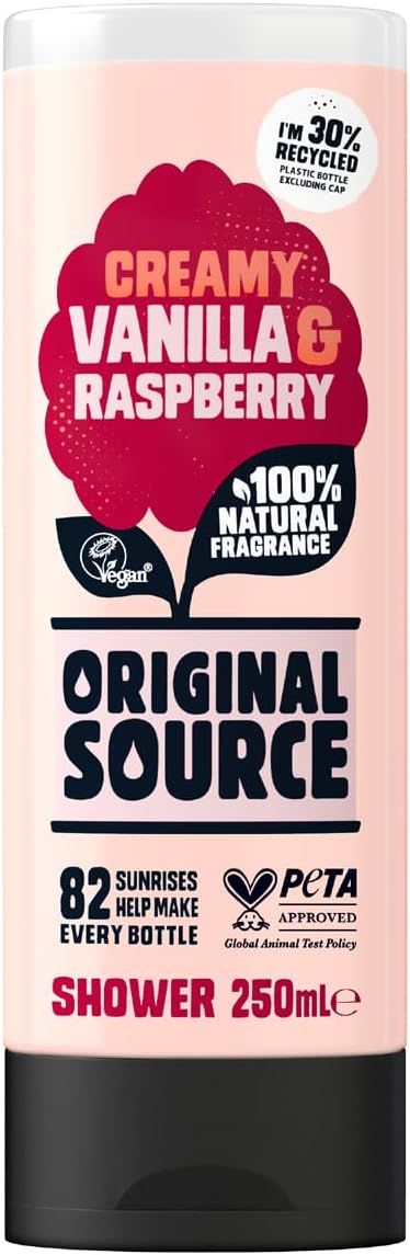 Original Source - Creamy Vanilla &amp; Raspberry Shower Gel - 250ml