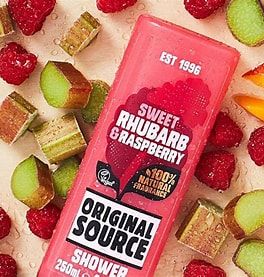 Original Source Rhubarb and Raspberry Shower Gel, 250ml