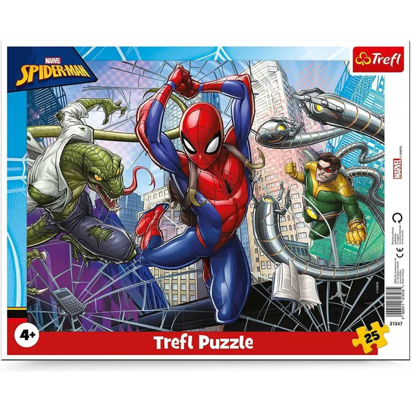 BRAVE SPIDERMAN 25PCS PUZZLE [31347] TREFL