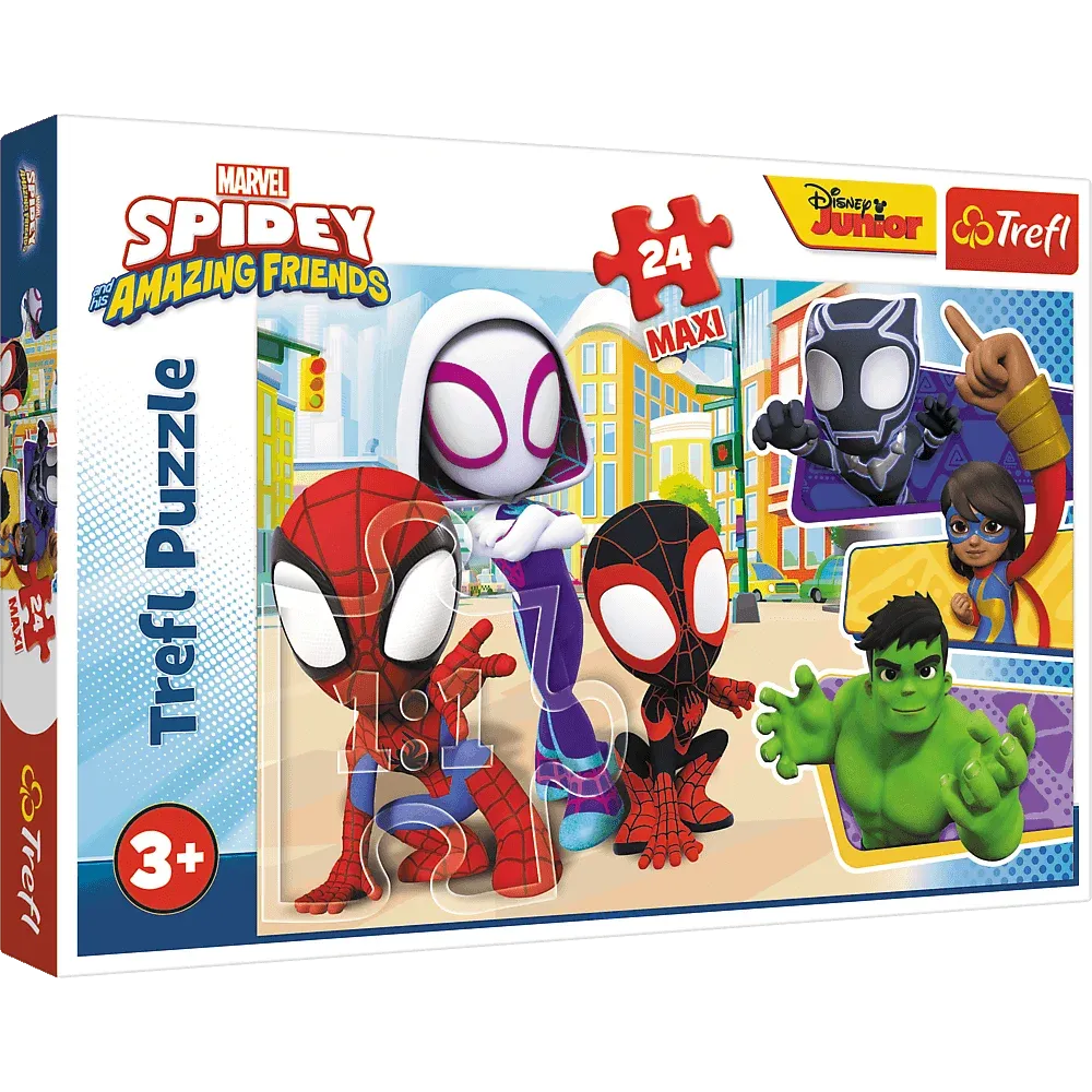 SPIDEY AND FRIENDS 24PCS MAXI PUZZLE [14348] TREFL