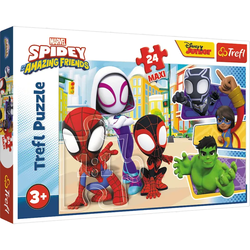 SPIDEY AND FRIENDS 24PCS MAXI PUZZLE [14348] TREFL