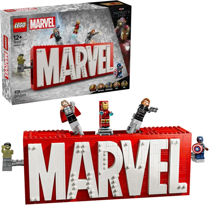 MARVEL® LOGO &amp; MINIFIGURES - 76313