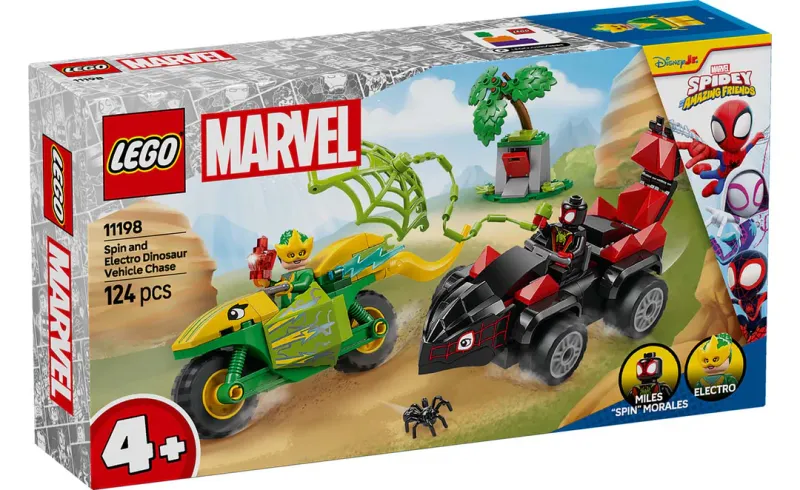 MARVEL® SPIN &amp; ELECTRO DINOSAUR VEHICLE CHASE - 11198