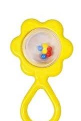 Funskool Giggles Sunflower Rattle 100% Safe Non-PVC Multiple Teething Surfaces 6m+ 8027