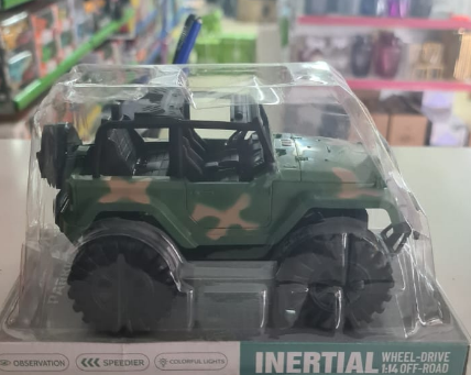 Inertial Wheel-Drive 1:14 Off Road Vehicle Friction Car 301-1A SNMT