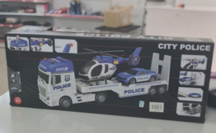 Toy Star 1:12 Scale City Fire Rescue Transporter Play Set 666-66F