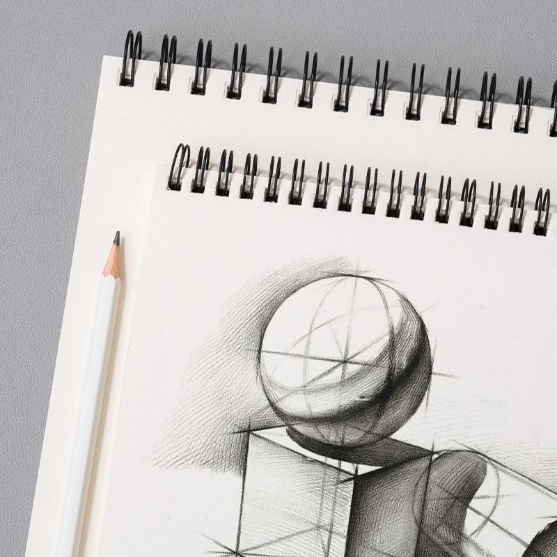 DELI A4 ART SKETCH BOOK 40SHTS 110GSM TOP SPIRAL #C401