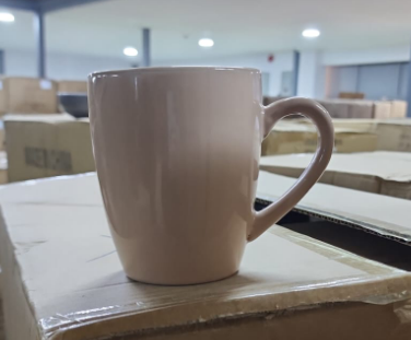 Porcelain Mug 414ml Off White &amp; Dotted