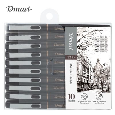 DELI DMAST PIGMENT LINER SET OF 10PCS #C393