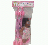 Doll with Sound &amp; baby Stroller STW421K