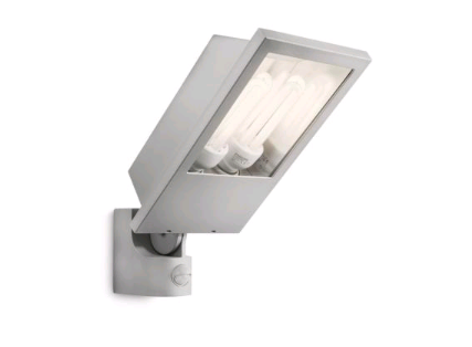 Illumat DANILO Die Cast Aluminium Garden Spotlight/Floodlight Fitting in Grey 3009