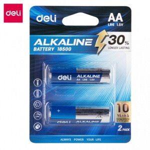 Deli AA Alkaline Battery 2pack