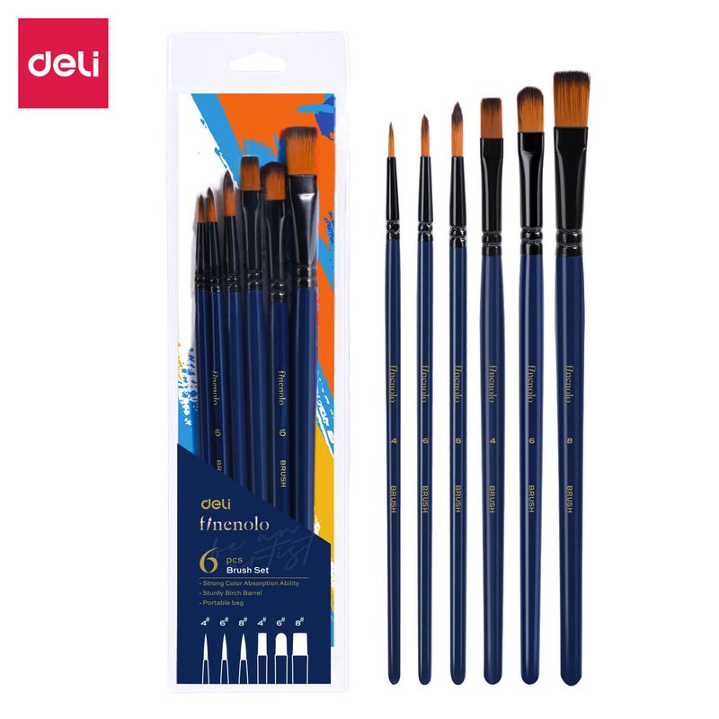 DELI FINENOLO PAINTBRUSH 6/SET #EC277