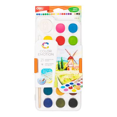 Deli Water Colors 21 colors #C10-21