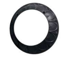 Fumagalli FMG.RITA Black Opal E27 Ceiling Light Bulkhead
