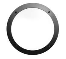 Fumagalli FMG.IESSE Black Clear E27 Flush Wall Light Lantern Bulkhead