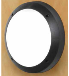 Fumagalli Gelmi GR Black Opal E27 Round Bulkhead Ceiling Light