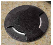 Fumagalli Ceci 90 3L Black Frosted GU10 LED Inground Light Set (3.5W, CCT Selectable)  1F3.000.000.AXU1K