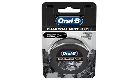 Oraldent Charcoal  Infused Flossers 50m