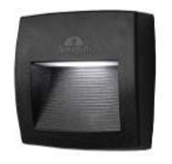 Fumagalli FMG.LORENZA 150 Black Clear R7S LED 4W 3CCT Bricklight Step Light Set