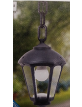 Fumagalli FMG.NARDO/GIAMPY Black Clear E27 Hanging Lantern H21.125.000.AXE27