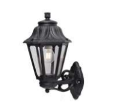 Fumagalli FMG.BISSO/ANNA Black Clear E27 Wall Lantern