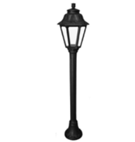 FUMAGALLI FMG.MIZAR Anna Black Short Bollard Light - E27 8.5W CCT