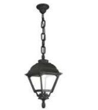 FMG.SICHEM/CEFA Black Clear E27 Hanging Lantern Light by FUMAGALLI