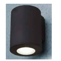 Fumagalli Franca 90 1L Black GU10 LED Wall Light - 3.5W CCT