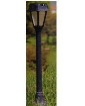 Fumagalli Mizar/Rosetta Black Frosted Solar LED Bollard with PIR Sensor - 4000K (4K)