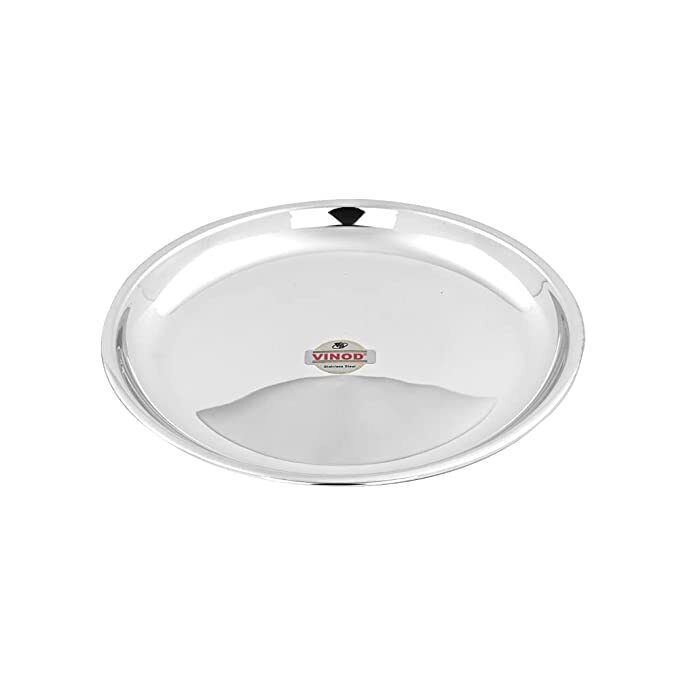 Vinod stainless steel china plate #8