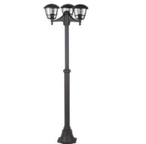 Illumat LS SAGE 3-Light Pole Light - 3xE27 Matt Black (1850mm Height) ILM0601LF