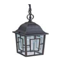 Illumat LS GIA Hanging Pendant Light - 1xE27 Black ILM1354LF