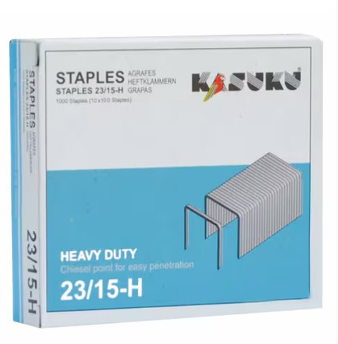 Kasuku 24/6-5m Stapler Pin 1000 Pieces Silver